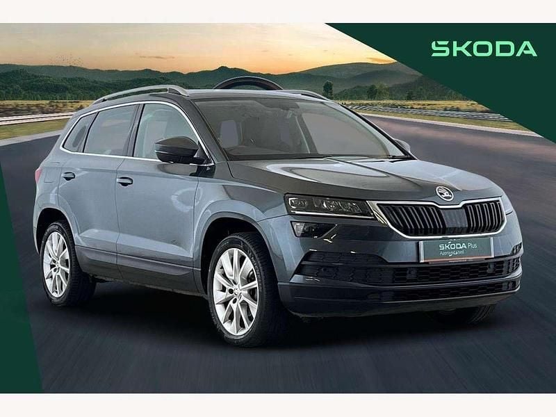 Grey Used 2021 Skoda Karoq SE L SUV | £18,290 (Fair price) - Image 1/3