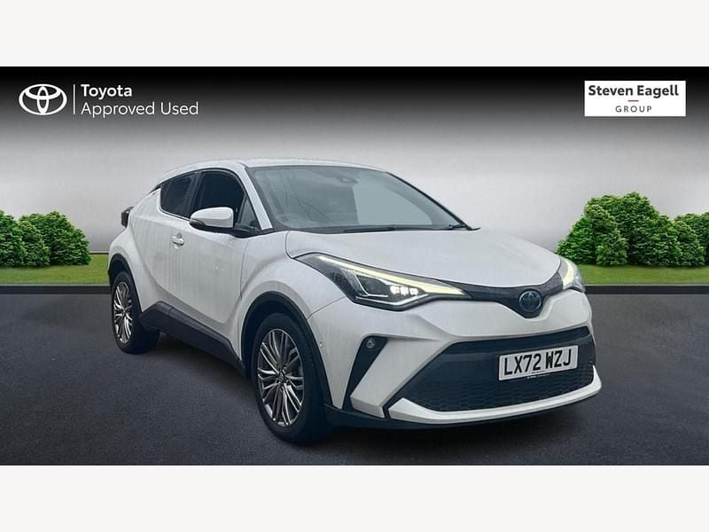 White Used 2022 Toyota C-HR SUV | £24,198 (Expensive) - Image 1/3