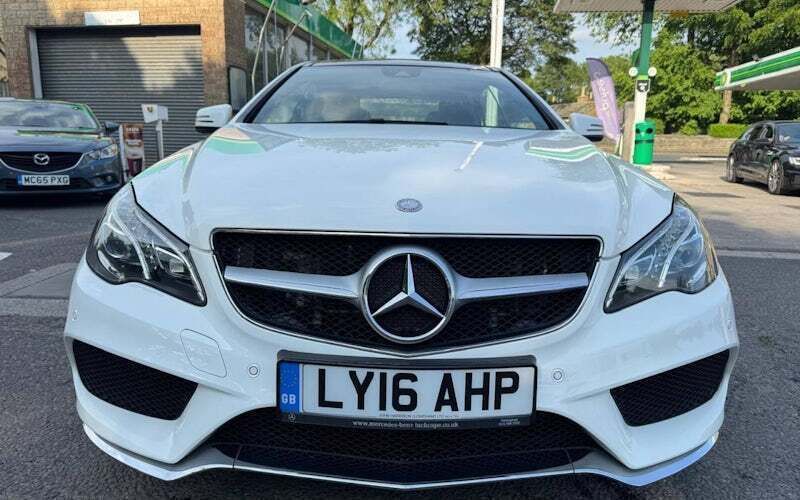White Used 2016 Mercedes E220 AMG Line Premium Coupe | £11,995 (Expensive) - Image 1/4