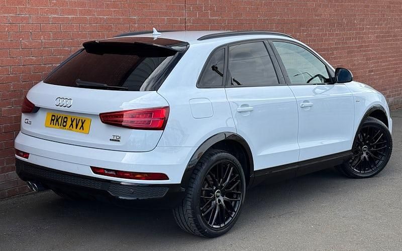 Used Audi Q3 Black Edition 184 HP (135 kW) 2018 White SUV