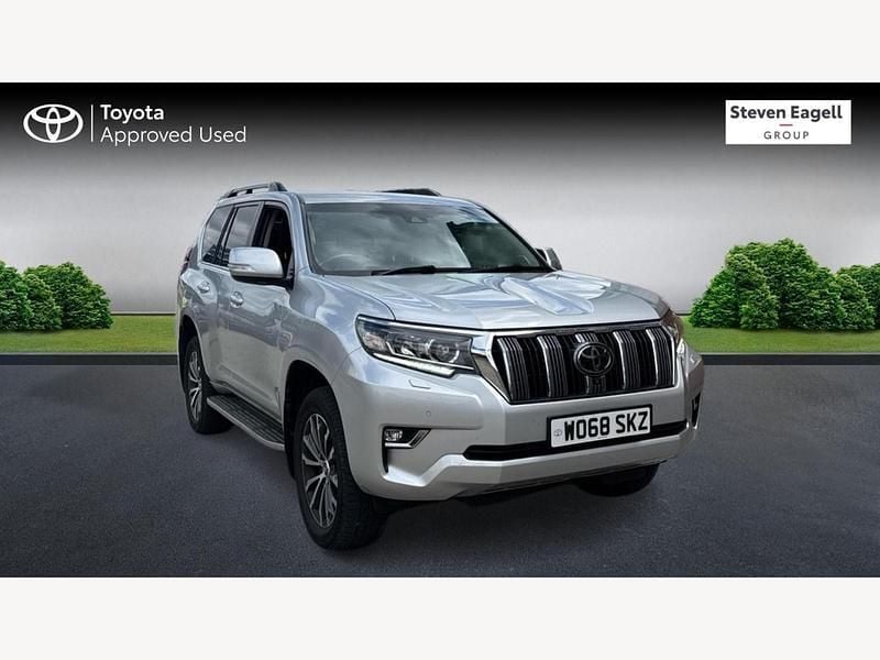 Silver Used 2019 Toyota Land Cruiser SUV | £47,405 (Expensive) - Image 1/3