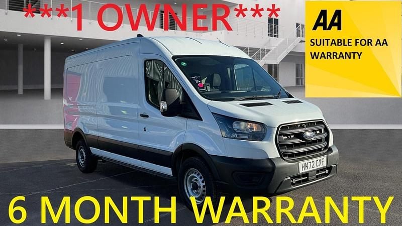 Used Ford Transit 130 HP (95 kW) 2022 White Van