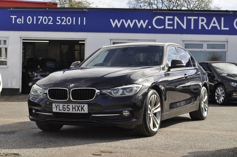 Used BMW 320 Sport Line 2016 Black Sedan