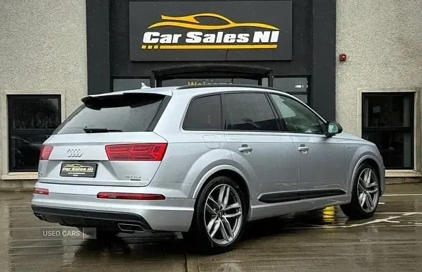 Używany Audi Q7 Black Edition 286 KM (210 kW) 2019 Srebrny SUV
