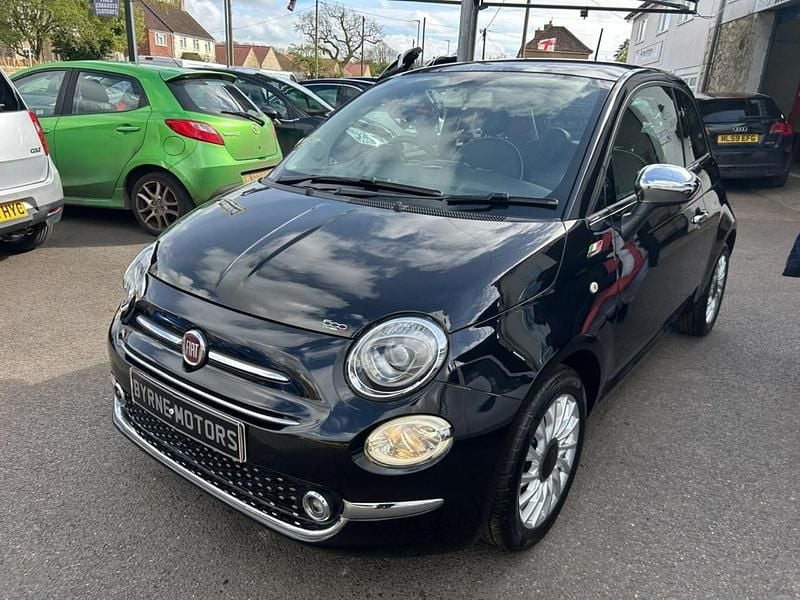 Used Fiat 500 Lounge 69 HP (50 kW) 2016 Black Hatchback