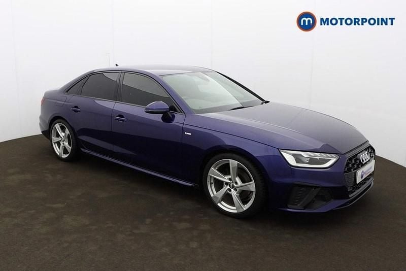 Blue Used 2020 Audi A4 S-Line Sedan | £17,599 (Good price) - Image 1/4