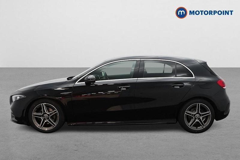 Used Mercedes A200 AMG line 163 HP (119 kW) 2019 Black Hatchback