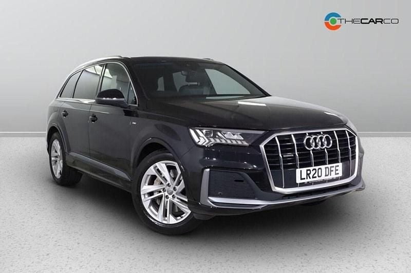 Black Used 2020 Audi Q7 S-Line SUV | £34,975 (Fair price) - Image 1/1