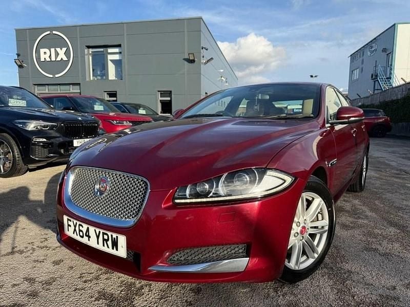 Red Used 2015 Jaguar XF Luxury Sedan | £6,650 (Fair price) - Image 1/4