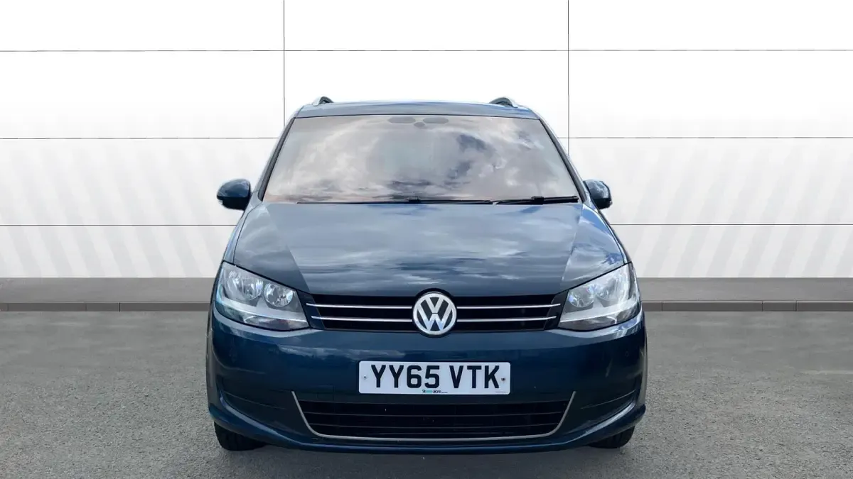 Used VW Sharan SE 150 HP (110 kW) 2015 Blue MPV