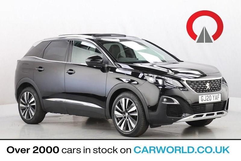 Black Used 2020 Peugeot 3008 Premium Hatchback | £11,700 (Good price) - Image 1/3