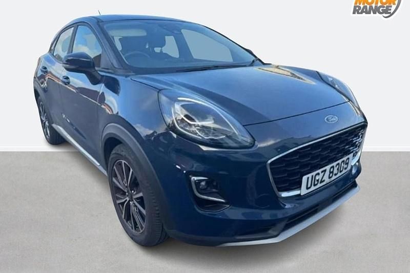 Used Ford Puma Titanium 125 HP (91 kW) 2021 Blue SUV