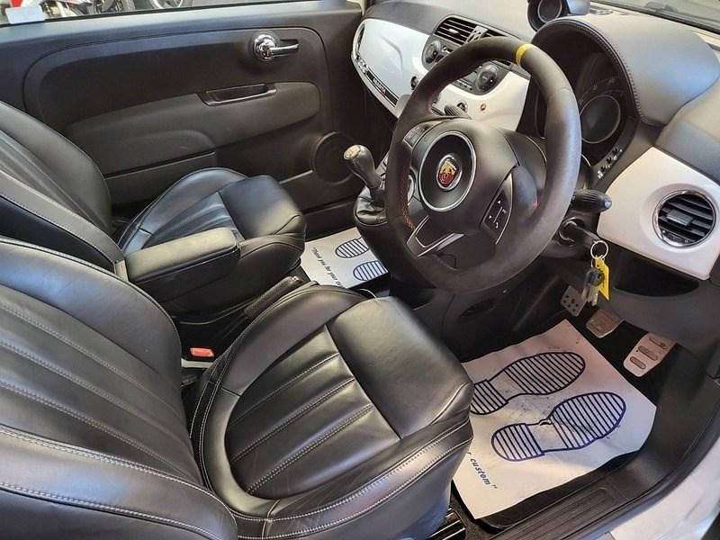 Used Fiat 500C Abarth 135 HP (99 kW) 2013 White Cabriolet