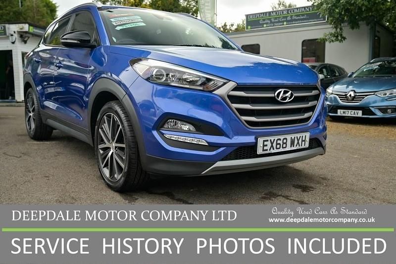 Blue Used 2018 Hyundai Tucson GO! SUV | £12,990 (Fair price) - Image 1/4
