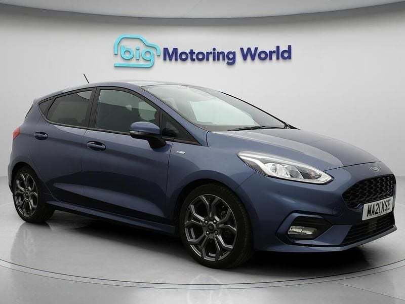 Blue Used 2021 Ford Fiesta ST-Line Hatchback | £13,100 (Fair price) - Image 1/4