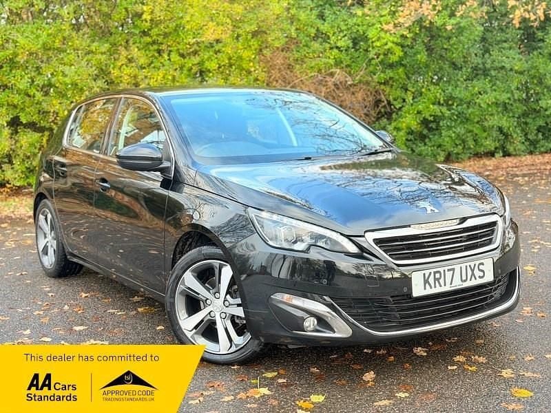 Used Peugeot 308 Allure 130 HP (95 kW) 2017 Black Hatchback