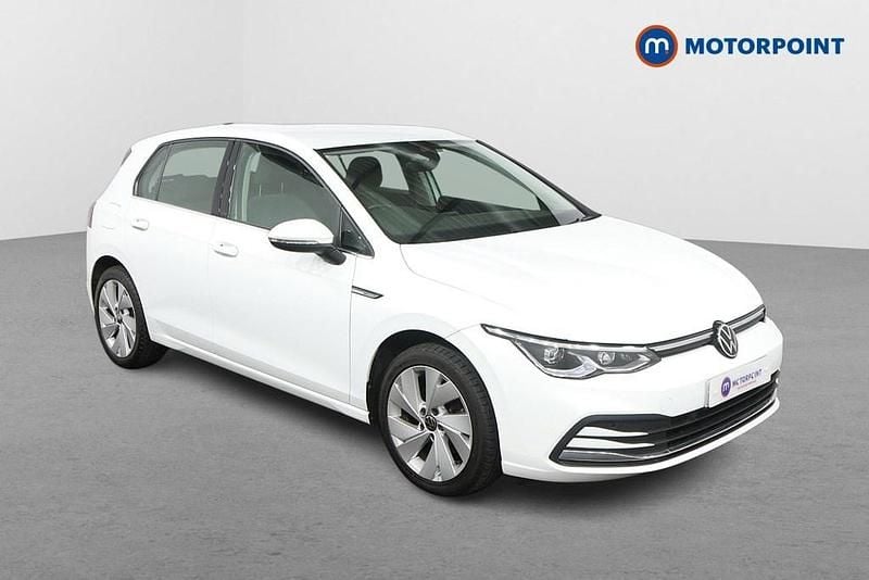 White Used 2022 VW Golf VIII Style Hatchback | £17,099 (Fair price) - Image 1/4