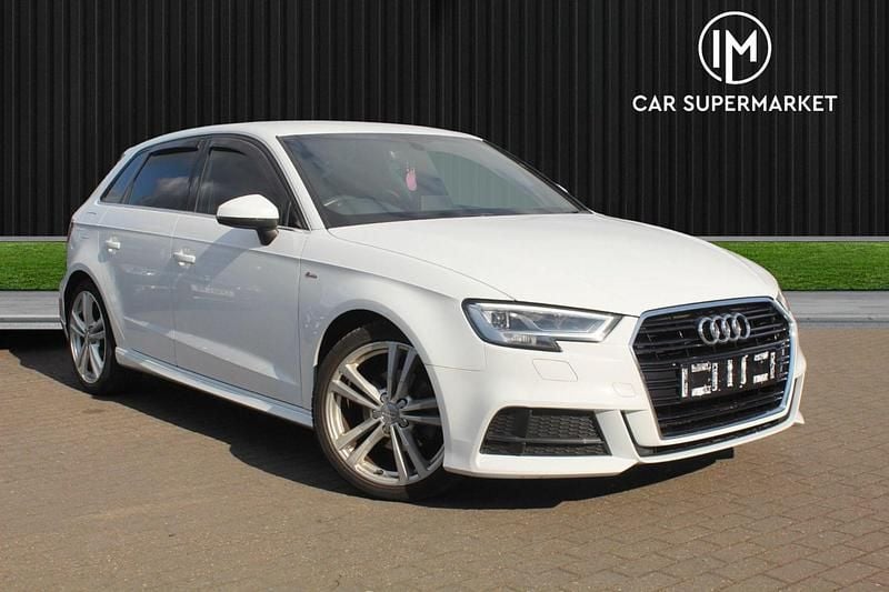 White Used 2017 Audi A3 S-Line Estate | £11,885 (Fair price) - Image 1/4