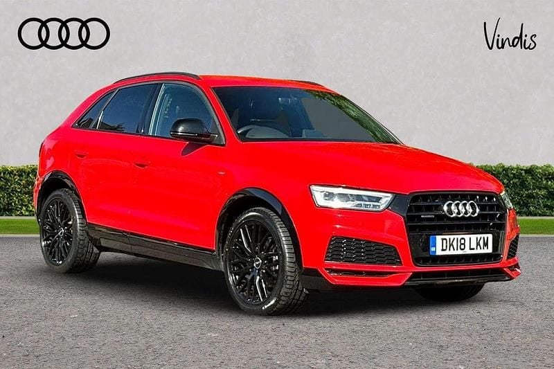 Red Used 2018 Audi Q3 Black Edition SUV | £15,700 (Good price) - Image 1/4