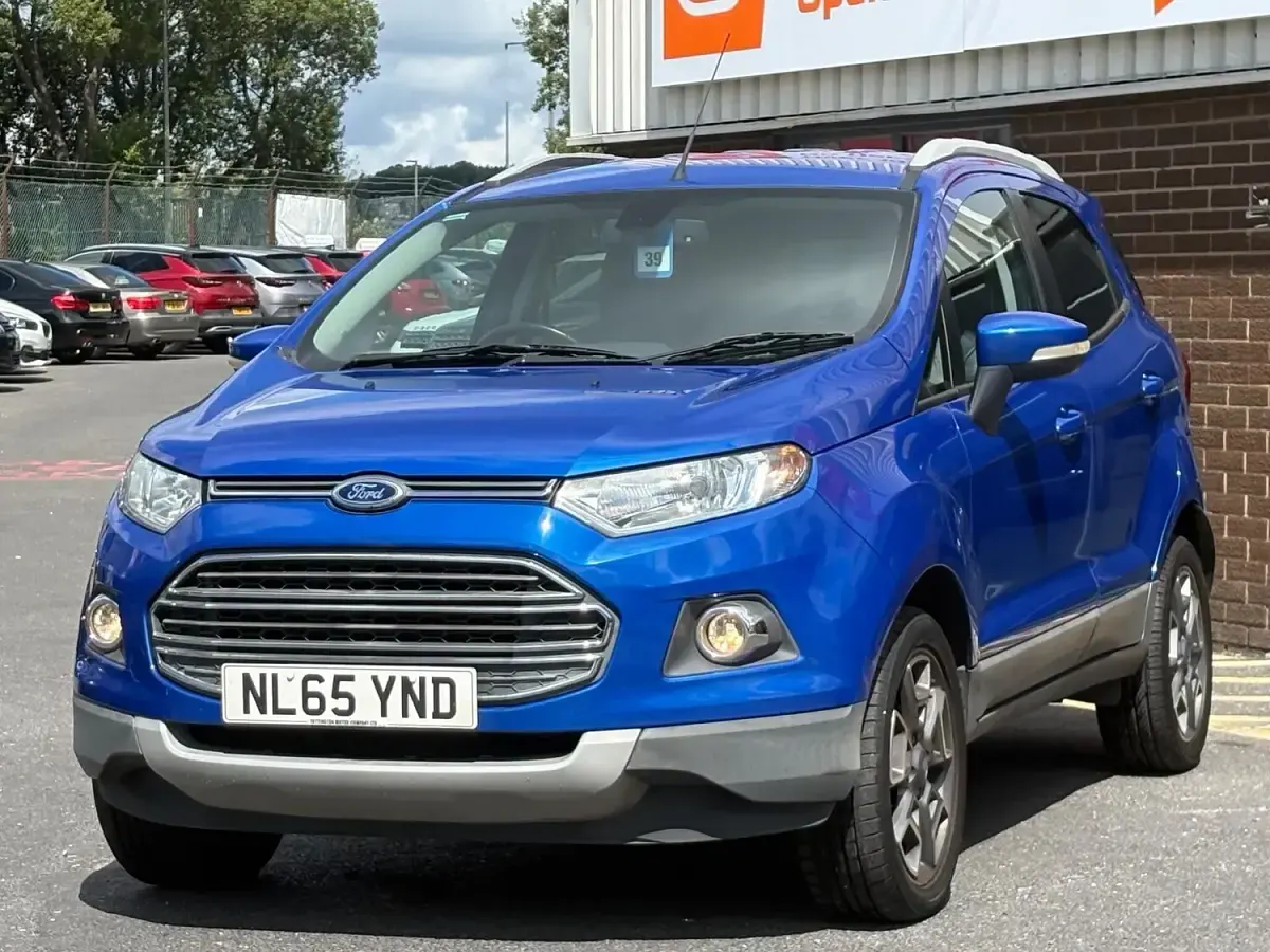 Used Ford Ecosport Titanium 125 HP (91 kW) 2015 Blue SUV