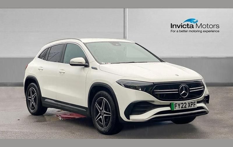 White Used 2022 Mercedes EQA250 AMG line SUV | £20,500 (Fair price) - Image 1/4