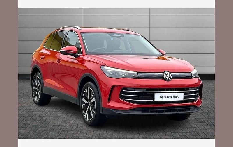 Red Used 2025 VW Tiguan Elegance SUV | £32,050 (A bit pricey) - Image 1/3