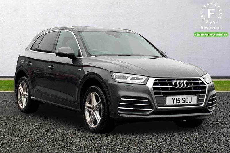 Grey Used 2018 Audi Q5 S-Line SUV | £19,799 (Fair price) - Image 1/3