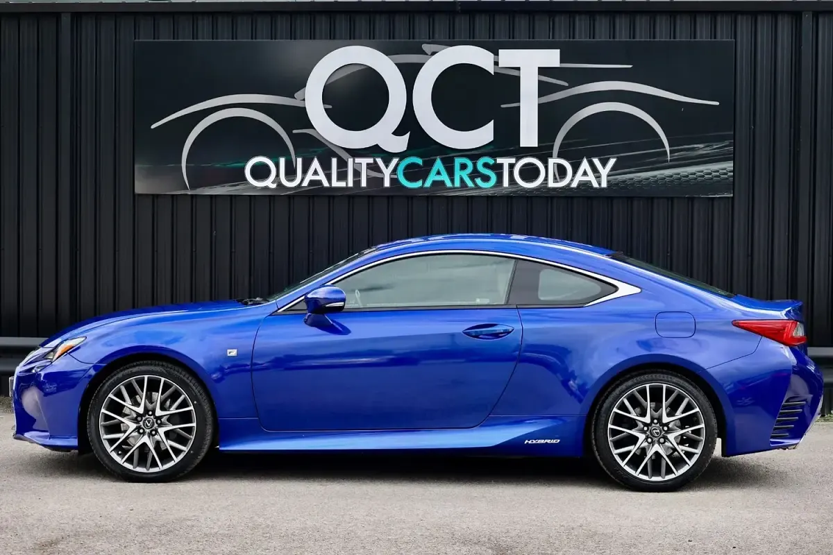 Used Lexus RC300h Sport Line 2017 Blue Coupe