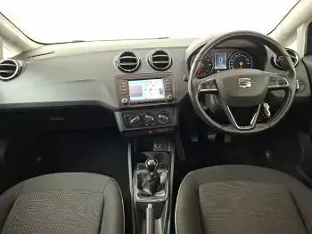 Used Seat Ibiza SE Technology 90 HP (66 kW) 2017 Blue Hatchback