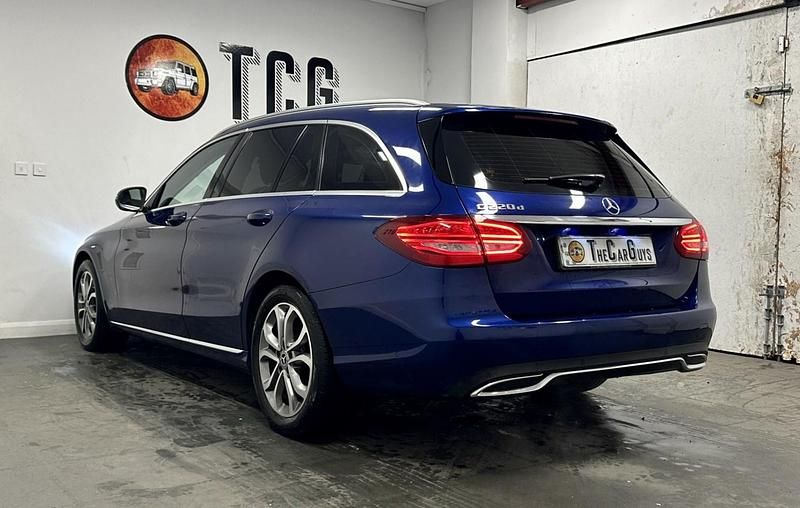 Used Mercedes C220 2017 Blue Estate
