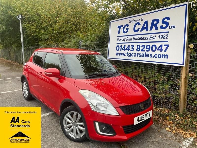 Red Used 2015 Suzuki Swift SZ4 Hatchback | £5,995 (A bit pricey) - Image 1/4