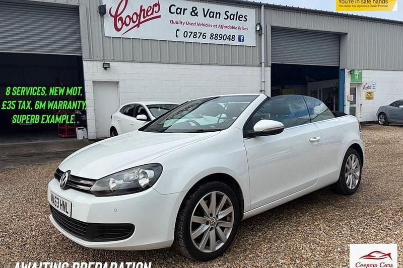 Used 2013 VW Golf VII SE Cabriolet | £4,795 (Good price) - Image 1/1