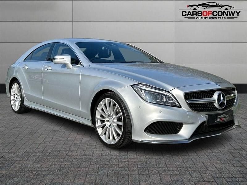 Used Mercedes CLS220 AMG line 177 HP (130 kW) 2015 Silver Coupe