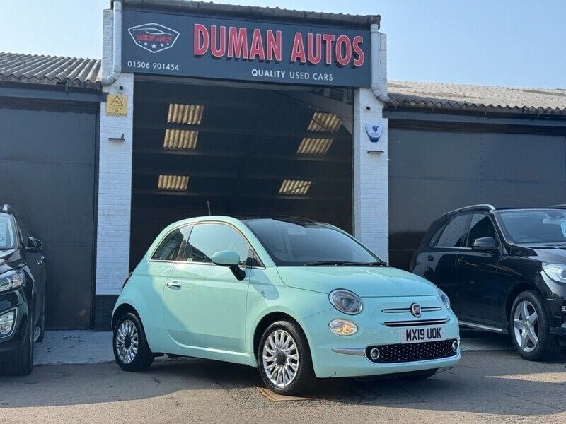 Green Used 2019 Fiat 500 Lounge Hatchback | £6,495 (Fair price) - Image 1/4