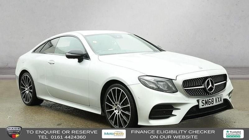 Silver Used 2019 Mercedes E220 AMG line Coupe | £17,970 (Good price) - Image 1/4