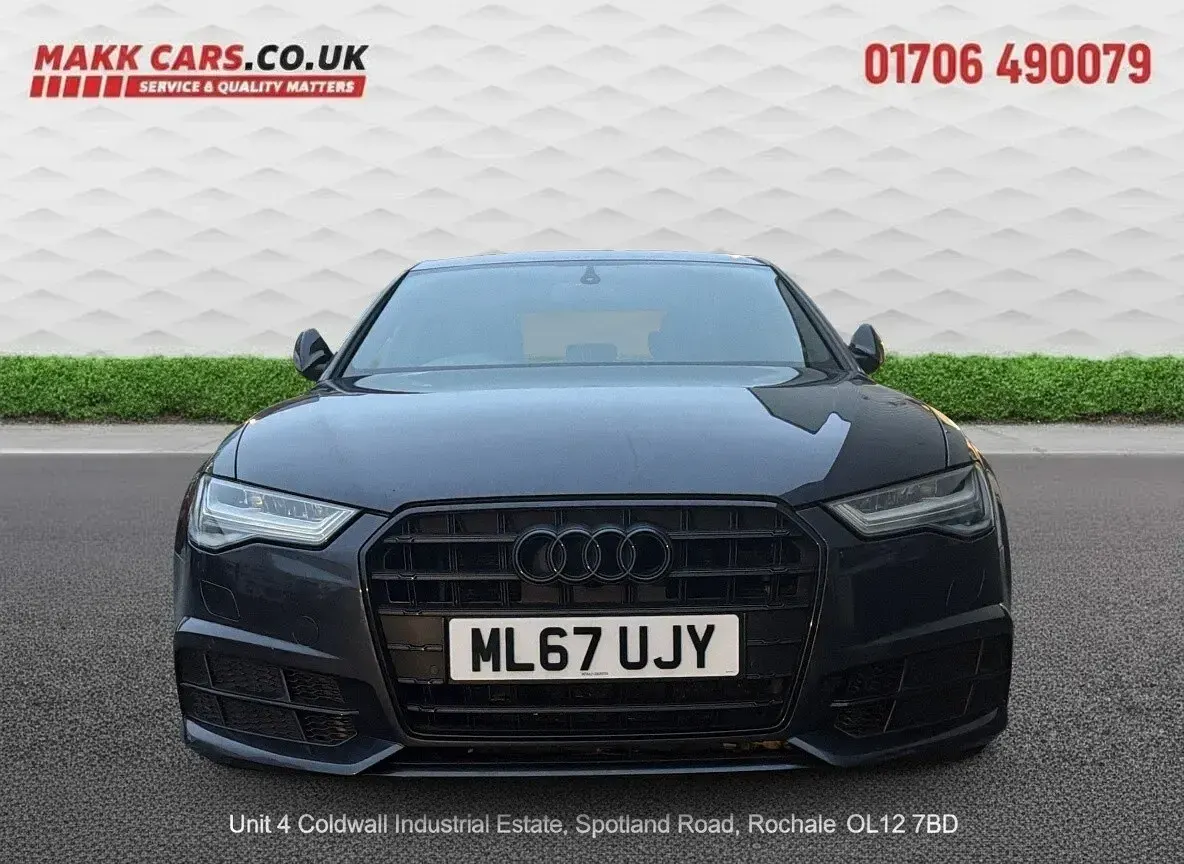 Used Audi A6 Black Edition 190 HP (139 kW) 2017 Blue Sedan