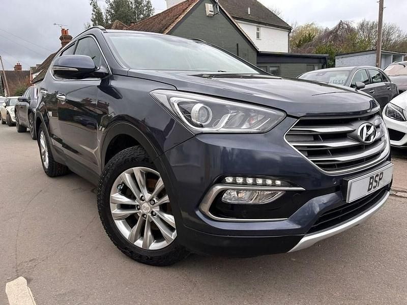 Used Hyundai Santa Fe Premium 200 HP (147 kW) 2016 Blue SUV