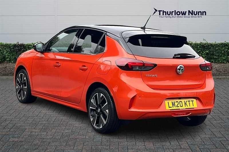 Used Vauxhall Corsa-e Elite 100 kW (136 HP) 2020 Orange Hatchback