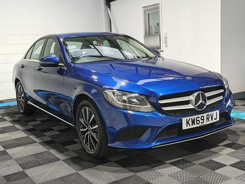 Blue Used 2019 Mercedes C200 SE Sedan | £14,995 (Good price) - Image 1/4