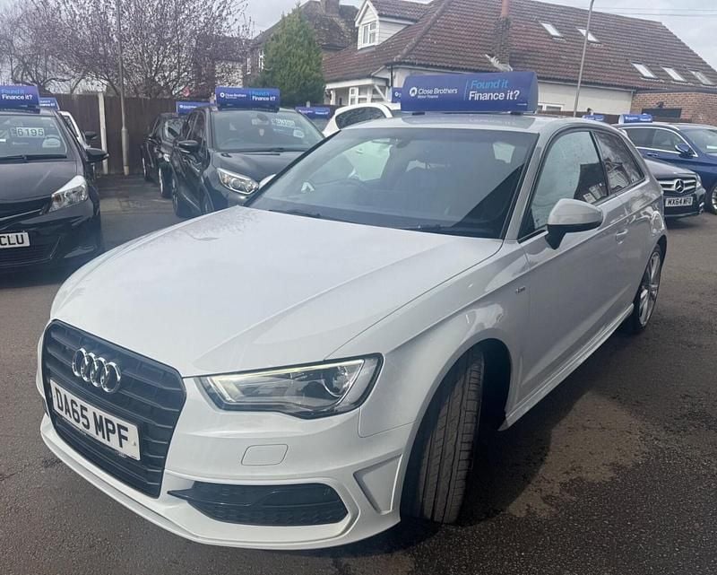 Used Audi A3 S-Line 150 HP (110 kW) 2015 White Hatchback