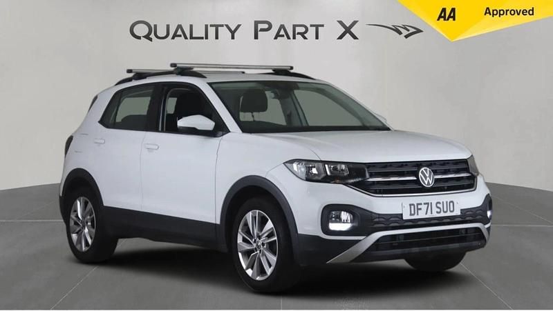 White Used 2022 VW T-Cross SE SUV | £12,350 (Good price) - Image 1/4