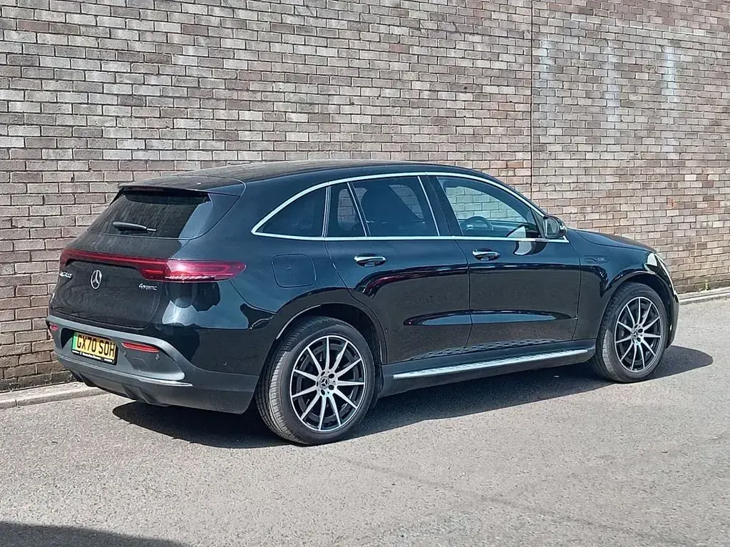 Used Mercedes EQC400 AMG line 300 kW (408 HP) 2020 Black SUV