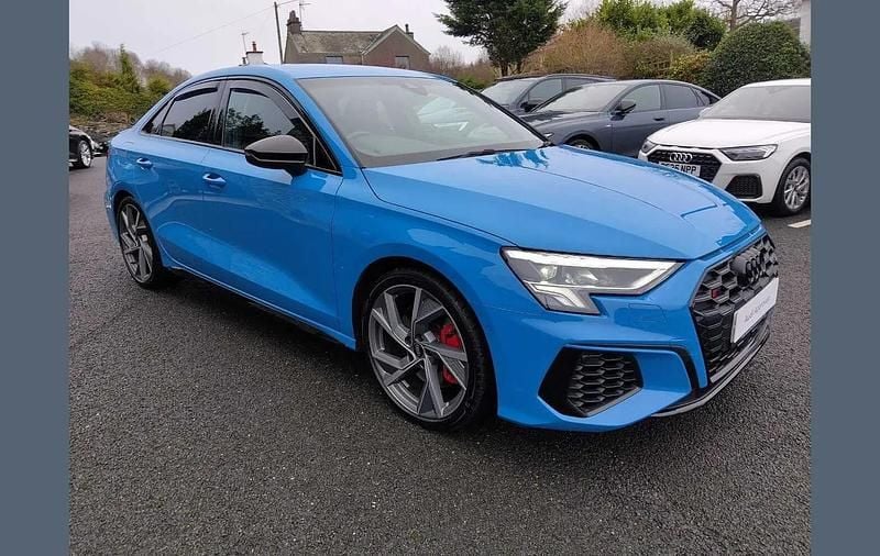 Used Audi S3 Black Edition 306 HP (225 kW) 2023 Blue Sedan