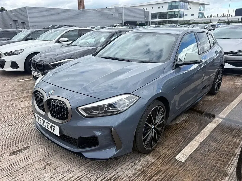 Used BMW M135 Sport Line 306 HP (225 kW) 2021 Grey Hatchback