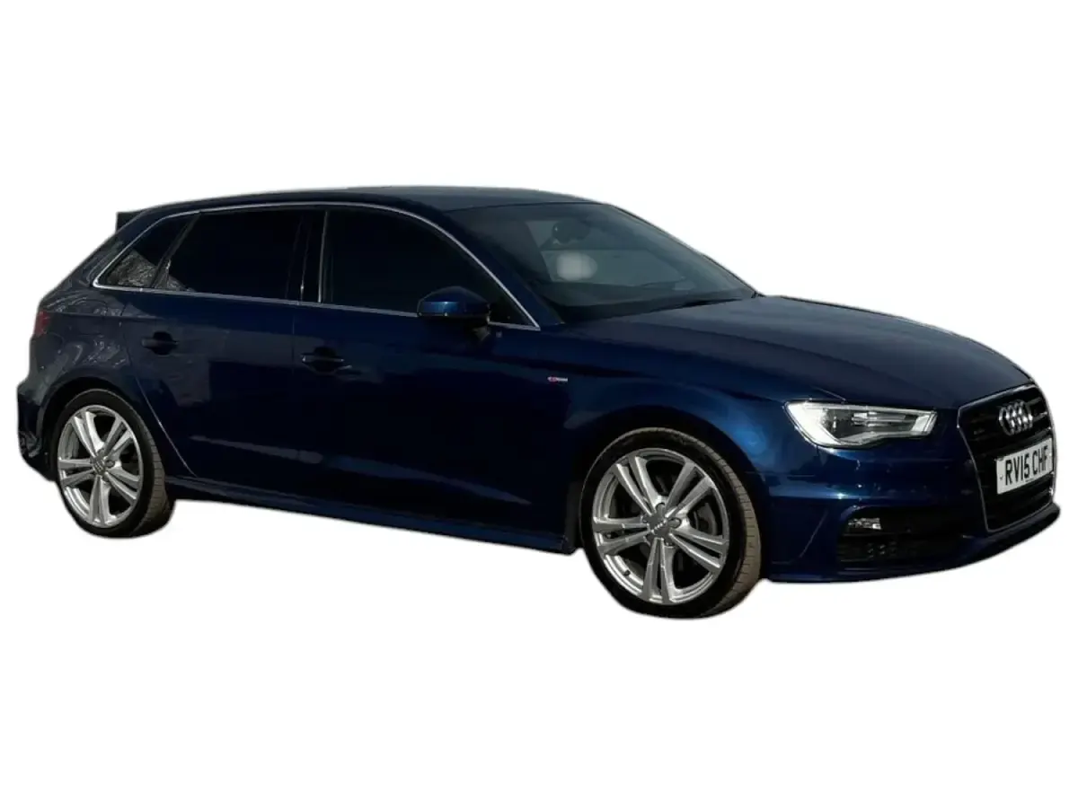 Used Audi A3 Sportback S-Line 184 HP (135 kW) 2015 Blue Hatchback