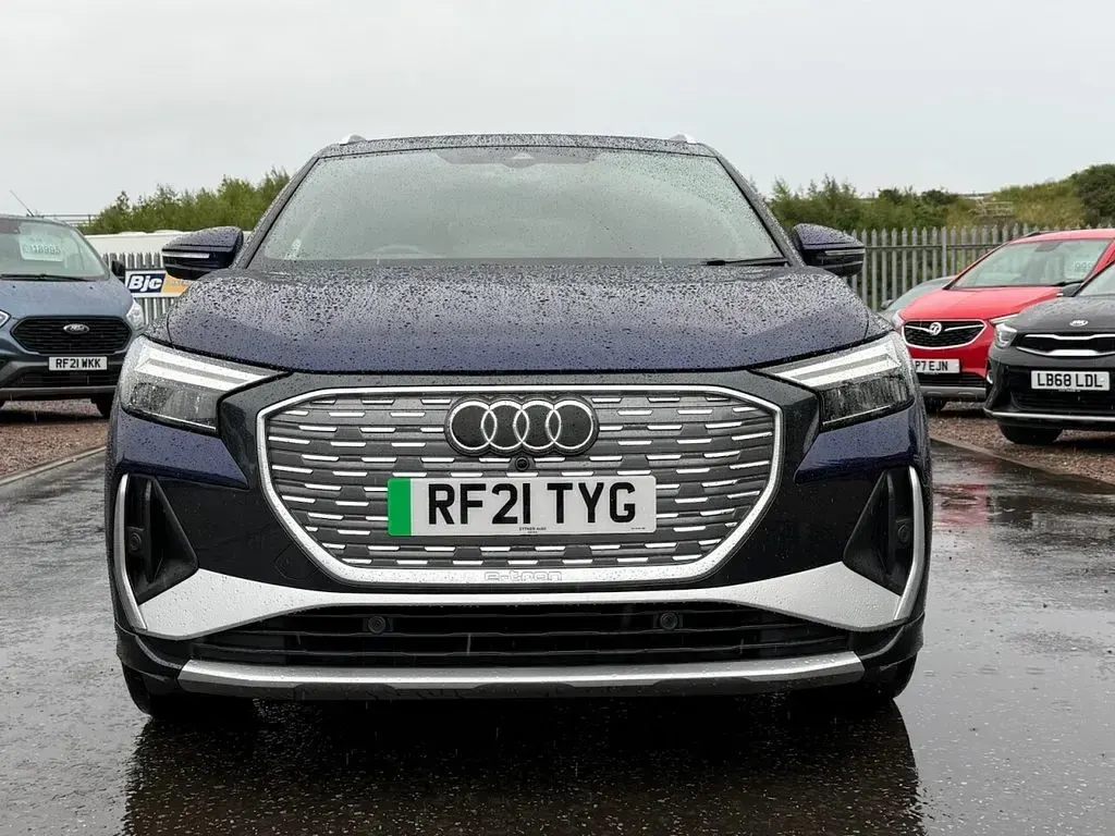 Used Audi Q4 e-tron S-Line 125 kW (170 HP) 2021 Blue SUV