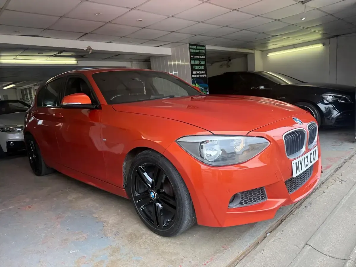 Used BMW 125 M Sport 218 HP (160 kW) 2014 Orange Hatchback