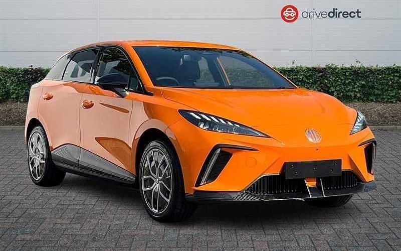 Orange New 2025 MG MG4 EV Trophy Hatchback | £21,999 (Super price) - Image 1/4