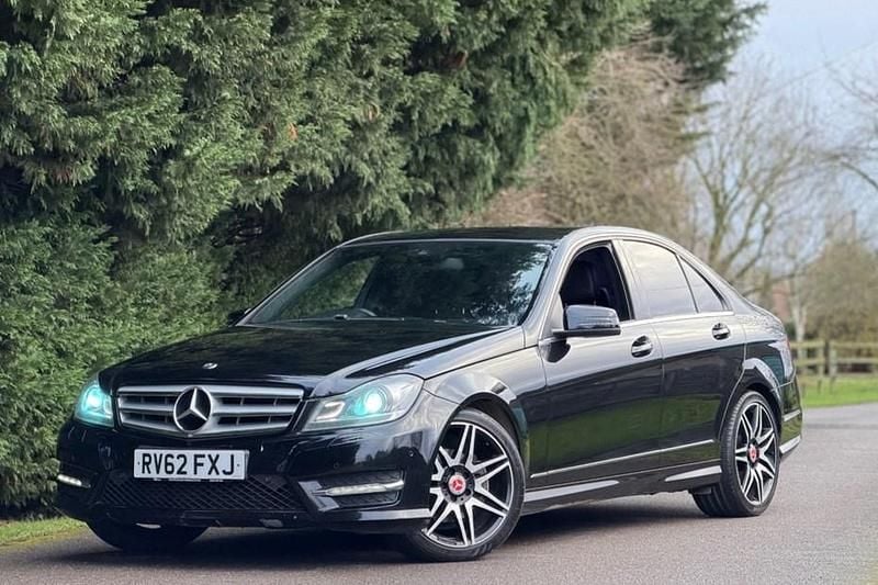 Black Used 2013 Mercedes C220 AMG Sedan | £3,995 (Good price) - Image 1/1