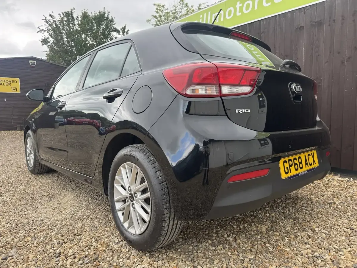 Used Kia Rio 84 HP (61 kW) 2019 Black Hatchback